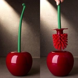 🌺Lovely Cherry 🍒 shape Lavatory toilet brush 🌺